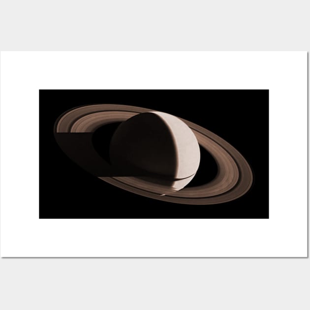 Saturn Wall Art by GloopTrekker